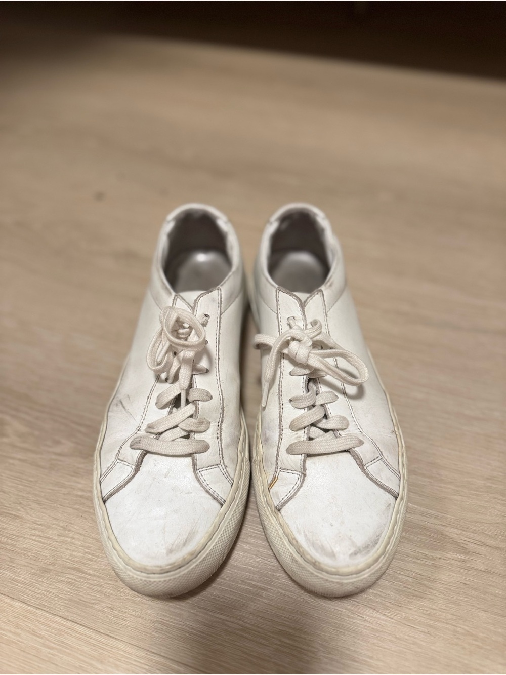 Common Projects White Leather Sneakers
